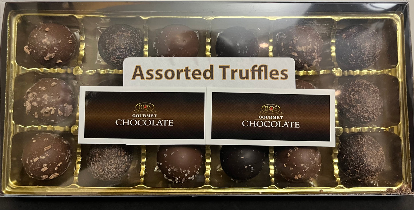 Mixed Milk and Dark Chocolate Assorted Truffles, 18 ct.