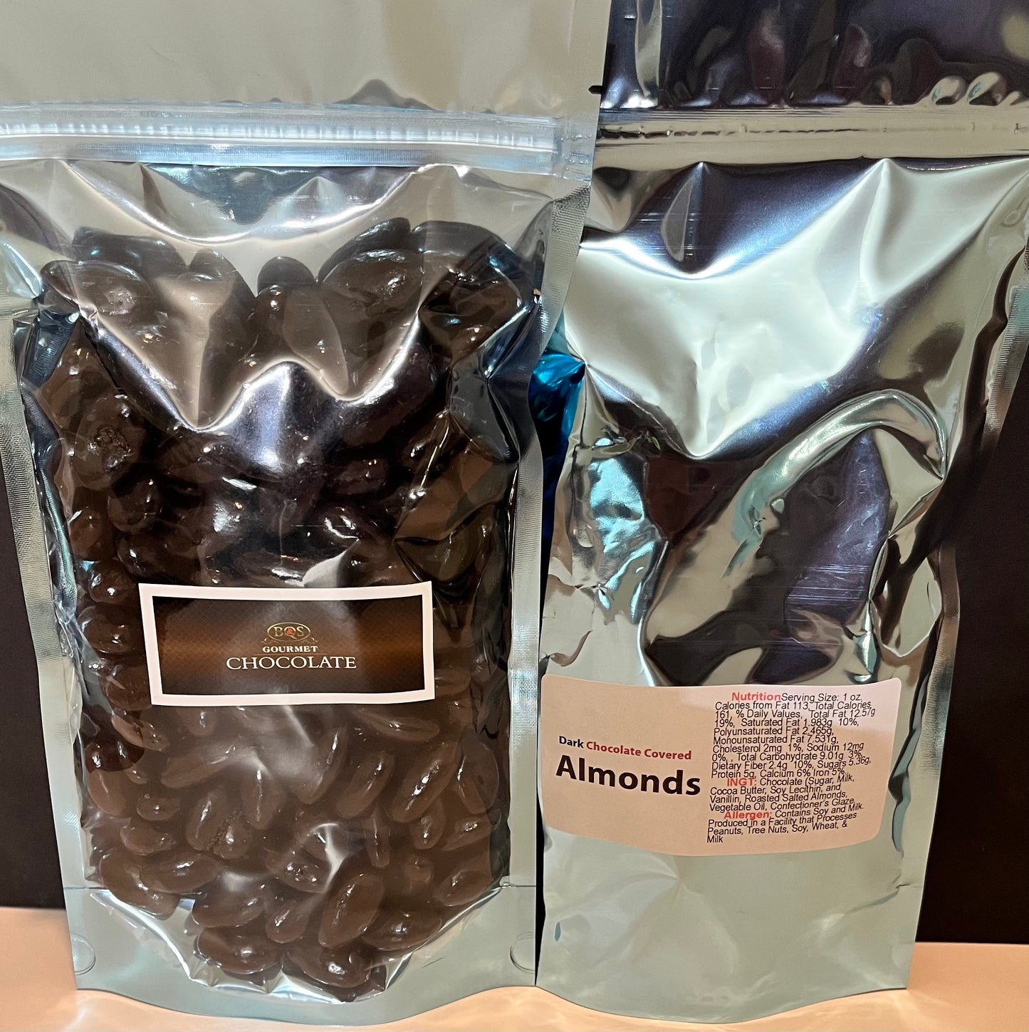 Dark Chocolate Covered Almonds