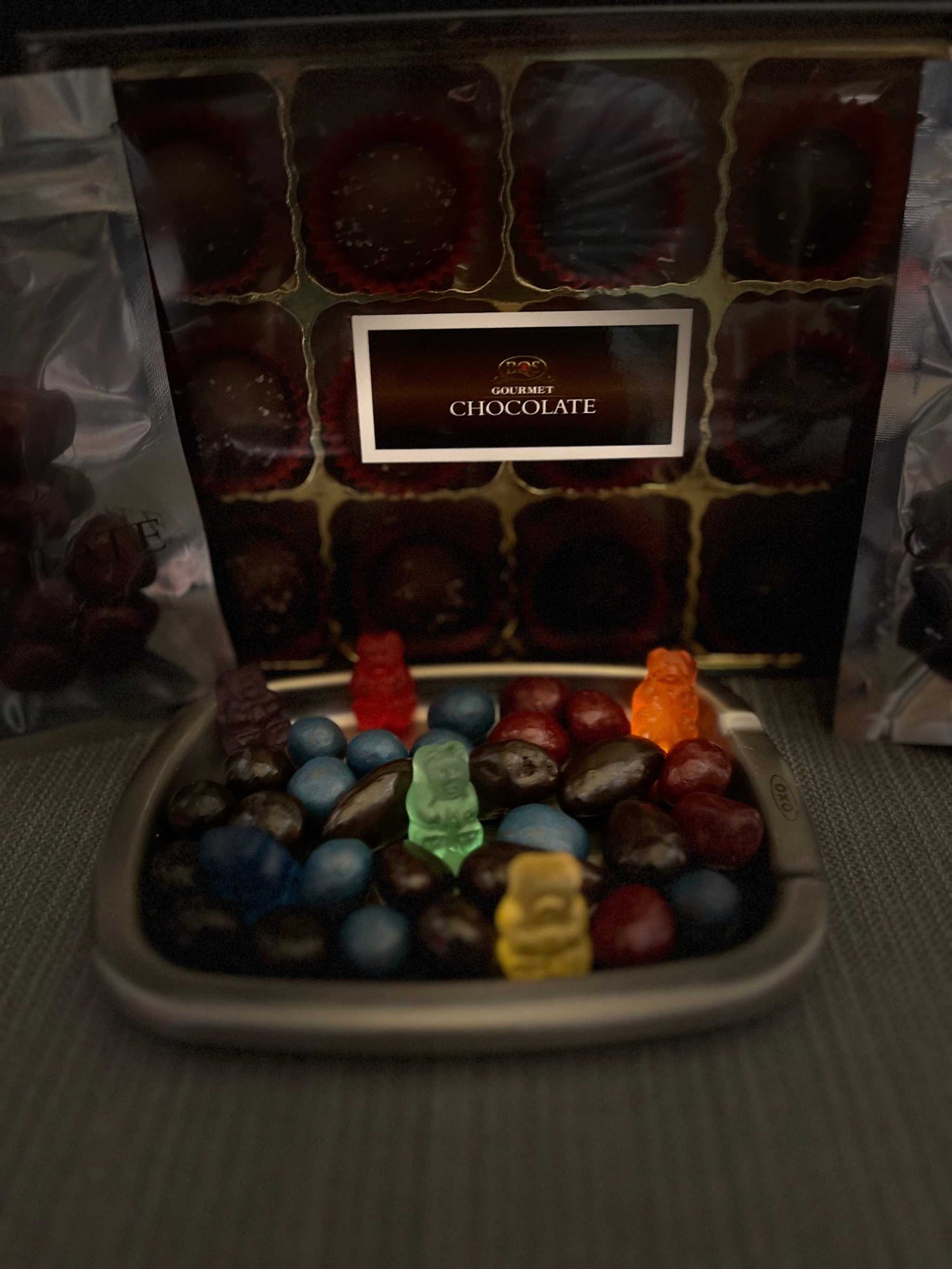 Fruity Grizzzly's Big Flavor Gummies with chewy texture.