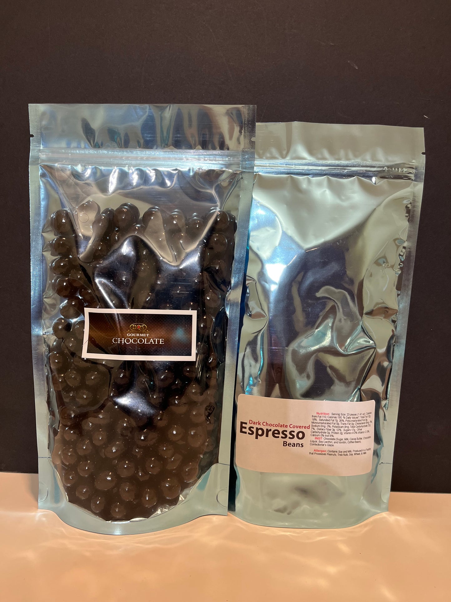 Dark Chocolate Covered Espresso Beans